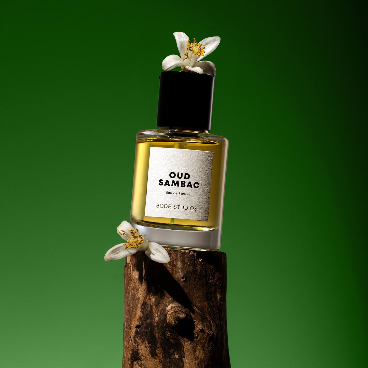 oud sambac eau de parfum bottle by BODÉ STUDIOS